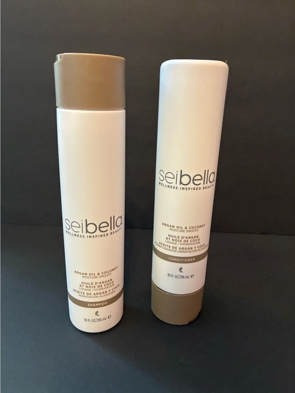 CLOSE OUT SALE Sei Bella Argan Oil & Coconut Moisture shampoo & conditioner set